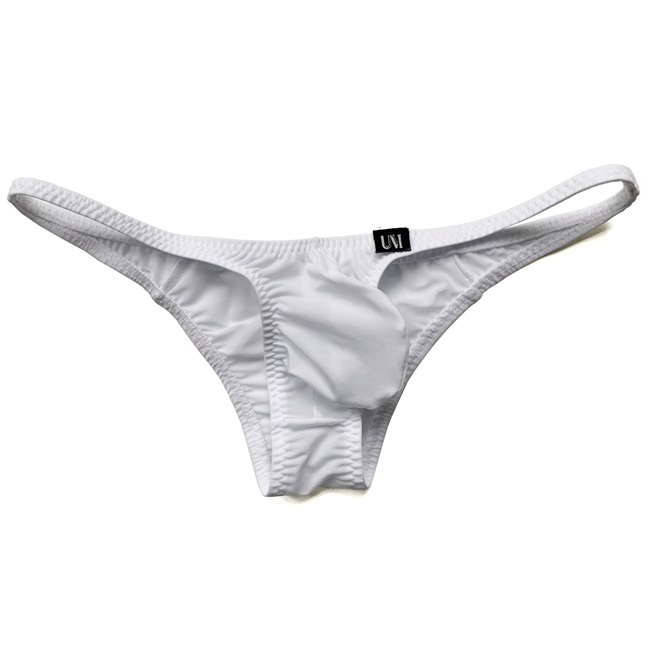 メンズビキニ ハーフバック フロントポーチ大き目 ストレッチ素材 セクシーインナー 男性下着 um3027