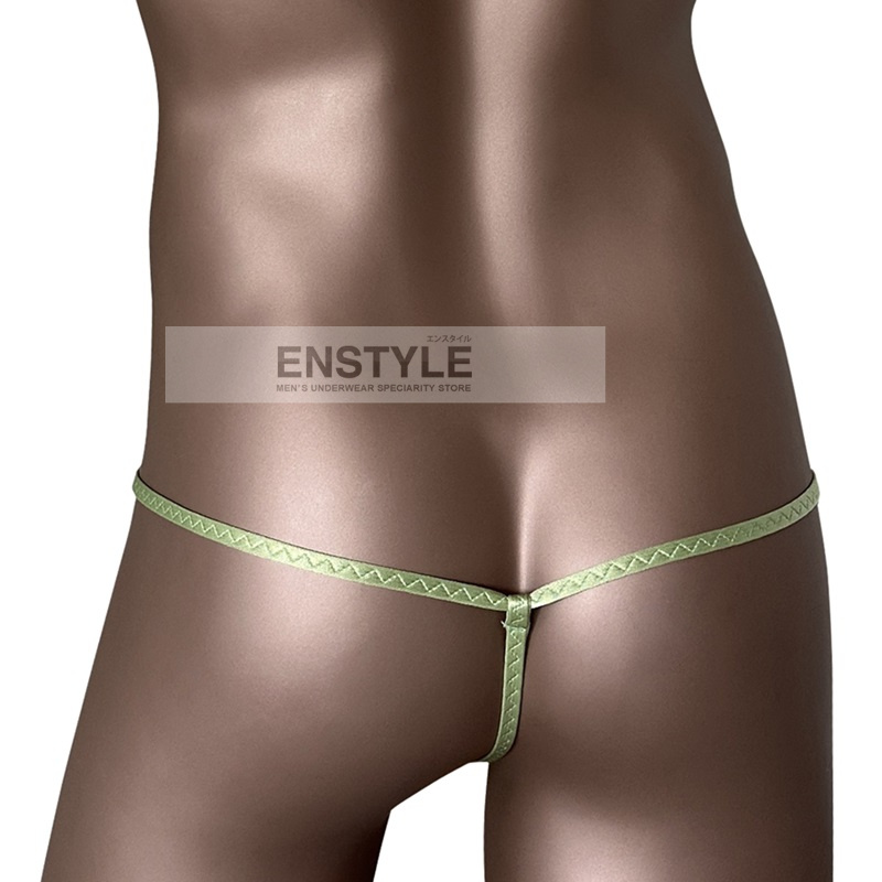 メンズTバック 水着素材 フロント3Dポーチ Gストリング 男性下着 enstyle エンスタイル um8040