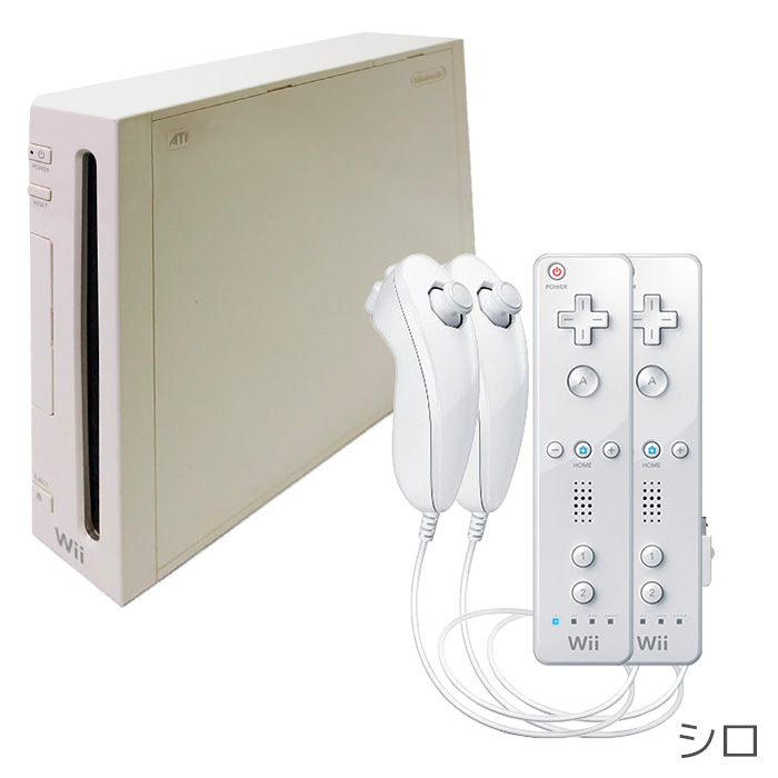 Wii 本体 おまけソフトが選べる すぐ遊べるセット 一式 リモコン ヌンチャク 追加セット 選べるカラー 中古｜entameoukoku｜02