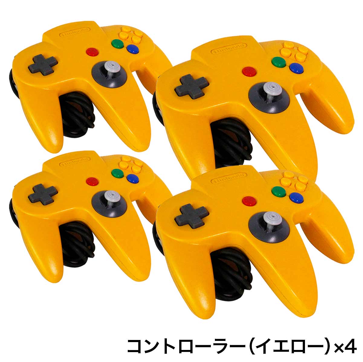 ニンテンドー64 本体 コントローラー4個付 すぐ遊べるセット 64 任天堂64 Nintendo64 ゲーム機 中古｜entameoukoku｜04