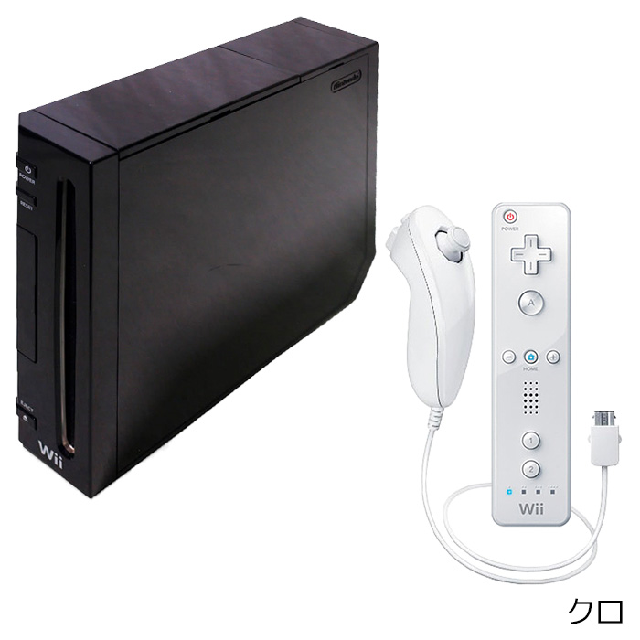 Wii ウィー 本体 すぐ遊べるセット 選べる2色 シロ クロ 中古｜entameoukoku｜03