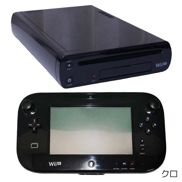 すぐ遊べるセット】 任天堂 WiiU 32gb 黒 本体 23-03-52 | www 