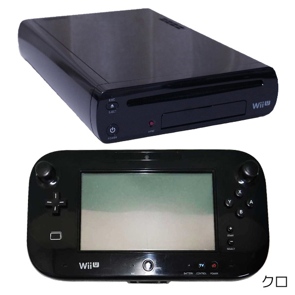 WiiU プレミアムセット 本体 すぐ遊べるセット 選べる2色 シロ クロ ゲームパッド タッチペン付 互換 ACアダプター HDMIケーブル 中古｜entameoukoku｜03