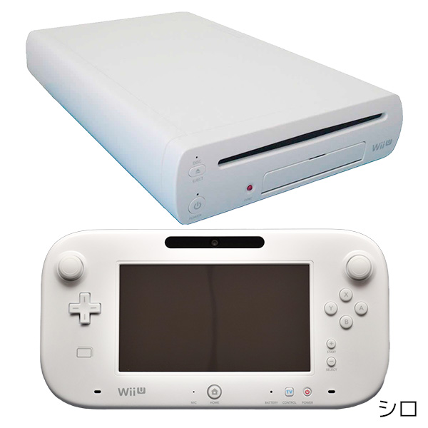 WiiU プレミアムセット 本体 すぐ遊べるセット 選べる2色 シロ クロ ゲームパッド タッチペン付 互換 ACアダプター HDMIケーブル 中古