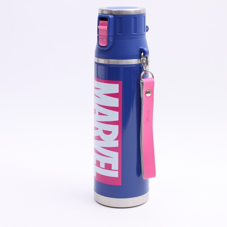 水筒 MARVEL ロゴ ネイビー 超軽量ダイレクトボトル 800ml マーベル/SDMC8 ディズニー グッズ 直飲み 直のみ ランチ 昼食 入園  入学 小学生 アベンジャーズ :z20992:エランドショップ 通販 