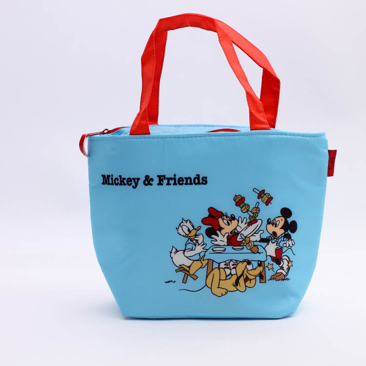 Disney ディズニー　巾着袋　お弁当入れ　ランチバッグ　ミッキーマウス柄