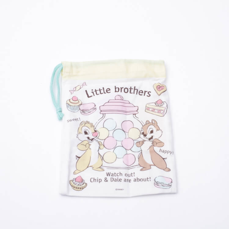 最高級のスーパー チップamp デール くすみ コップ袋 歯ブラシ入れポケット付 Kb62 キャラクターグッズ 歯ブラシ コップ入れ Sk2195 Shipsctc Org