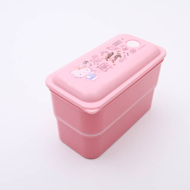 お弁当箱 キティちゃん パッキン一体型ふわっとランチボックス ハローキティ/PALW6AG 抗菌加工 ドーム型 ふた フタ 蓋 ２段 二段式  電子レンジ対応 :z30515:生活雑貨 通販 ランデルストア - 通販 - Yahoo!ショッピング