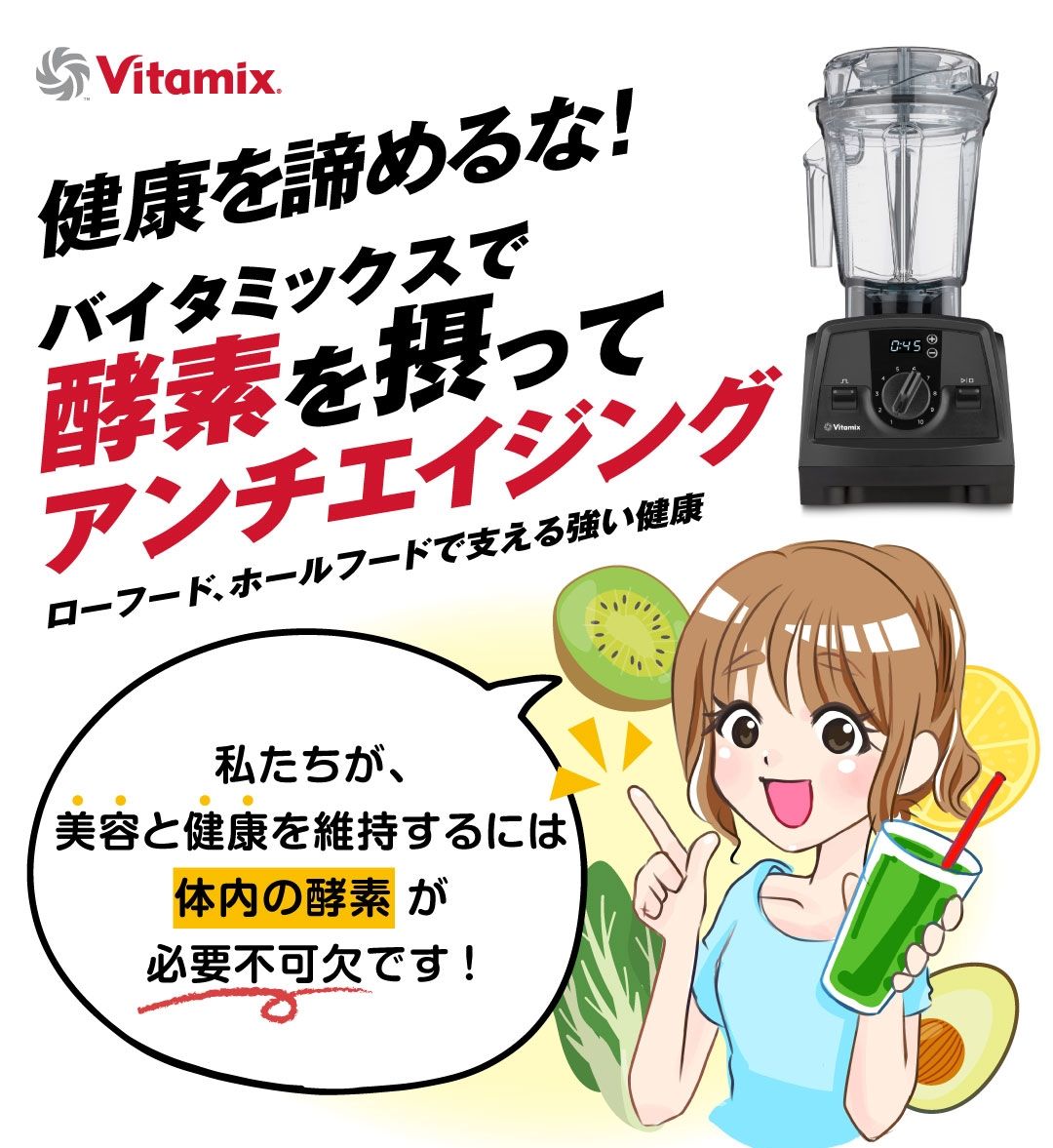 entre square 店ミキサー バイタミックス Vitamix 氷対応 スムージー v1200i ブレンダー ジューサー
