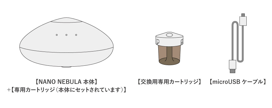 本体】NANO NEBULA ナノネブラ ネブライザー アロマディフューザー