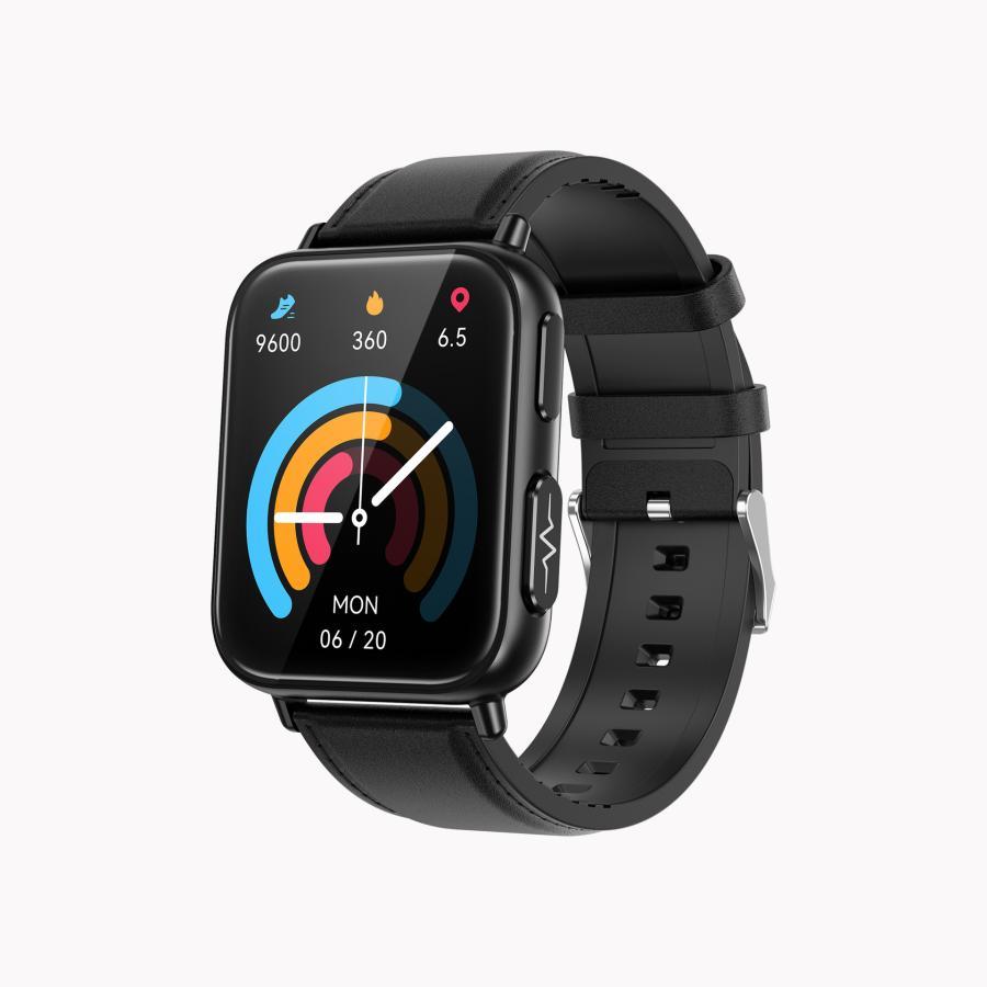 スマートウォッチ 1.91インチ 日本製センサー 24時間定時体温 心拍数 血圧 着信通知 健康管理 父の日 ギフト 通話機能 歩数計 IP67防水 IPhone/Android |  | 04