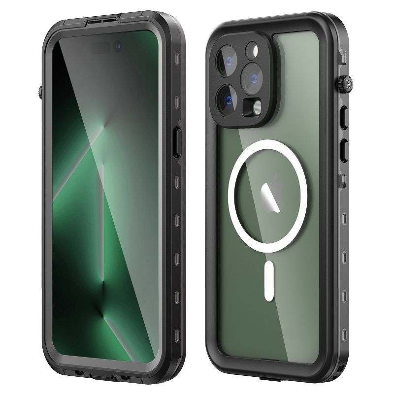 iphone15pro ケース 完全防水 IP68 iphone15promax ケース magsafe 対応 iphone14 pro 防水ケース iphone 15 14 plus フル カバー 耐衝撃 ブランド ストラップ付 |  | 01
