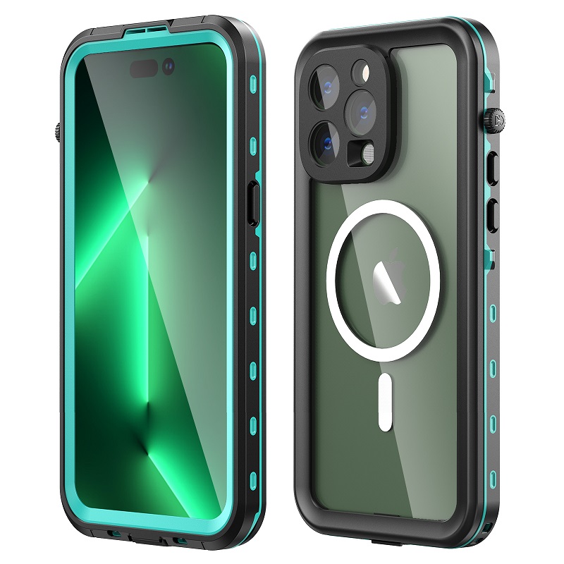 iphone15pro ケース 完全防水 IP68 iphone15promax ケース magsafe 対応 iphone14 pro 防水ケース iphone 15 14 plus フル カバー 耐衝撃 ブランド ストラップ付 |  | 03