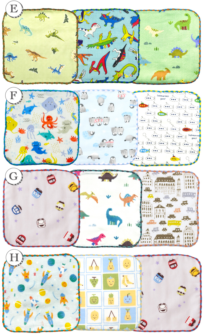 COCO WALK（ココウォーク） 【メール便のみ送料無料】ミニハンカチ 3枚