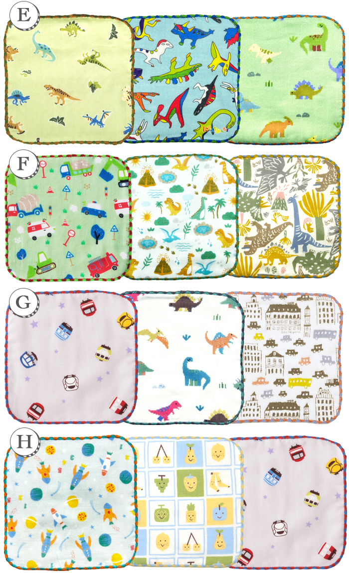 COCO WALK（ココウォーク） 【メール便のみ送料無料】ミニハンカチ 3枚