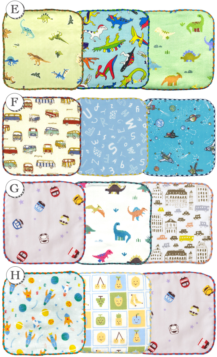 COCO WALK（ココウォーク） 【メール便のみ送料無料】ミニハンカチ 3枚