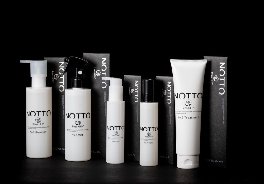 美容室　ヘアサロン　nottoノットウルトラファインバブル炭酸泉　ナノバブル No.1 シャンプー NOTTO 250ml ウルトラファインバブル 炭酸 UFB ノット