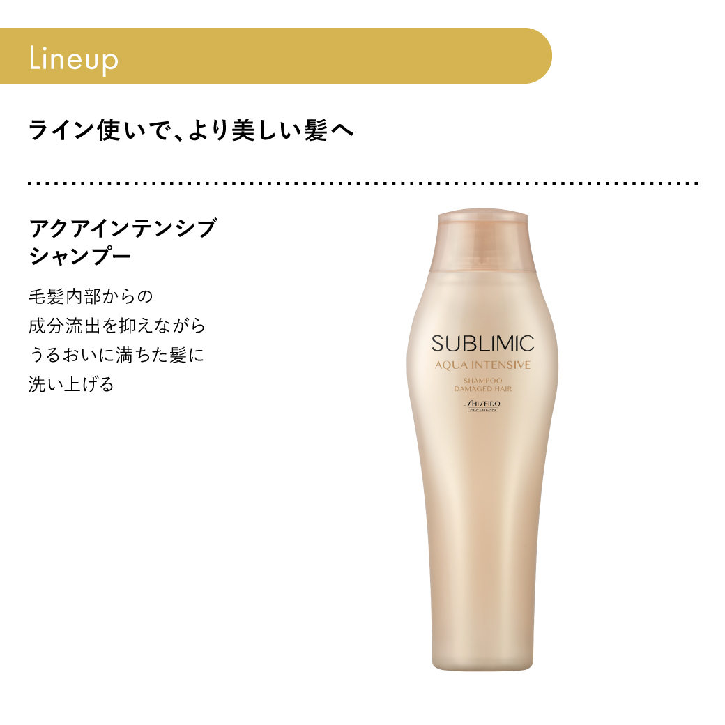 SUBLIMIC 正規販売店 サブリミック アクアインテンシブ トリートメント