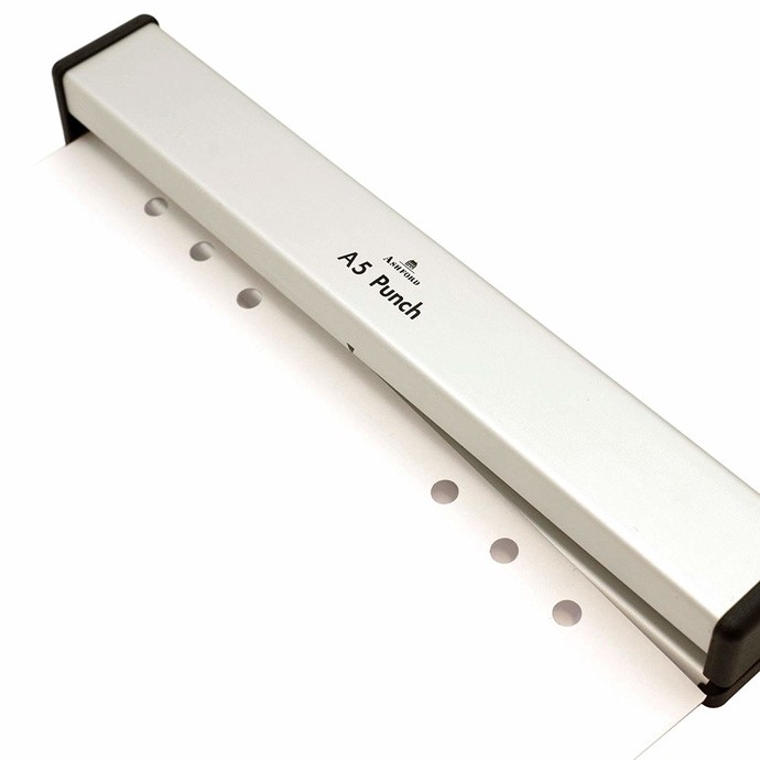 ASHFORD/アシュフォード A5サイズ システム手帳用 6穴パンチ