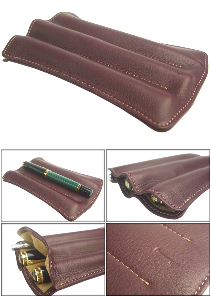 NAGASAWA PenStyle 3本差し キップレザー ペンケース Sサイズ <br