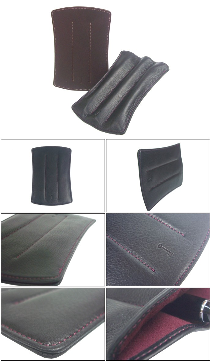 ペンケース 革 3本差し Lサイズ NAGASAWAオリジナル キップレザー(約