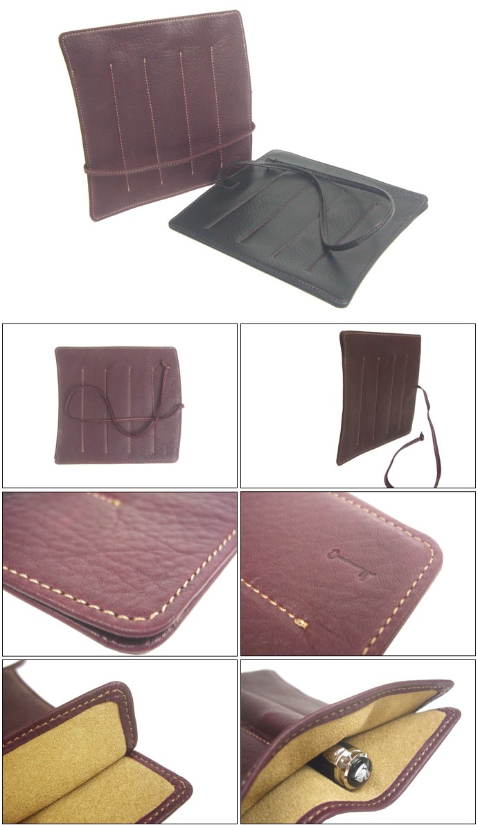 NAGASAWA PenStyle 5本差し キップレザー ロールペンケース （ナガサワ