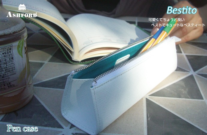 Ashford 革製 Bestito ペンケース [8614] （アシュフォード