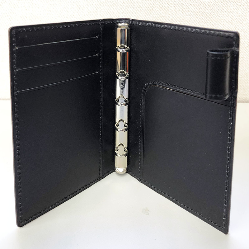 ブリットハウス×ナガサワ システム手帳 ブッテーロ M5サイズ ブラック