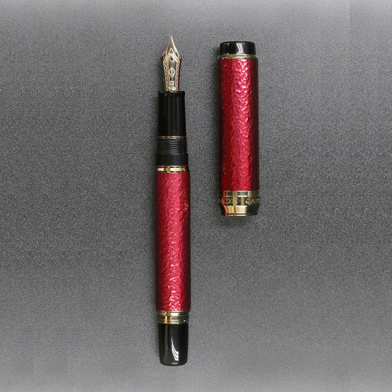 Oita Made ジャパンレッド 万年筆 JAPAN BLUEシリーズ第三弾 RED F
