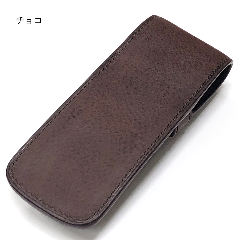 ブレイリオ 本革 ペンシース 肉盛り 2本差し ミネルバボックス No.269