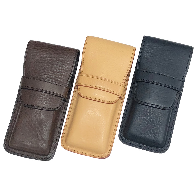 ブレイリオ 本革 ペンシース 肉盛り 3本差し ミネルバボックス No.270