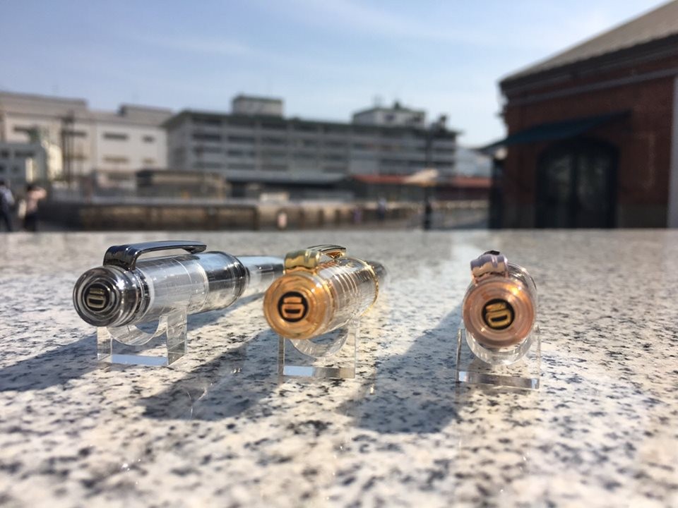 名入れ対象商品】NAGASAWAオリジナル万年筆 ギアスケ ピンクゴールド