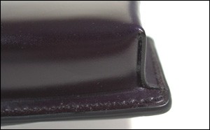 Brelio コードバンペンケース ワイドフラップ 2本差し 4605 : ナガサワ