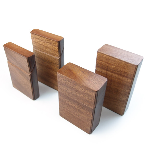 LIFE シガレットケース　マホガニー製ハンドメイド for Cigarettes BOX Package/木製タバコケースボックス用 （LIFE
