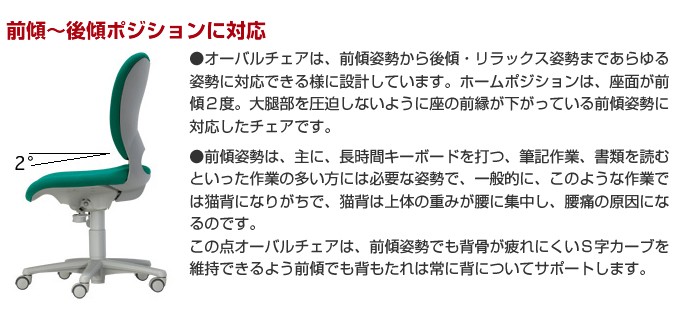 PLUS（プラス） オフィスチェア オーバル エクストラハイバック