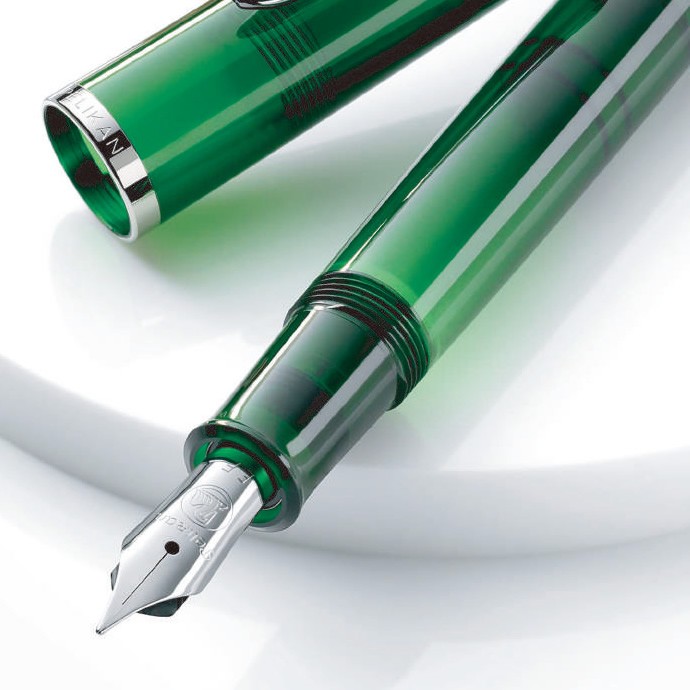 【特別生産品】ペリカン 万年筆 クラシックM205 オリヴィーン スチールペン先 吸入式 ペン先：EF/F