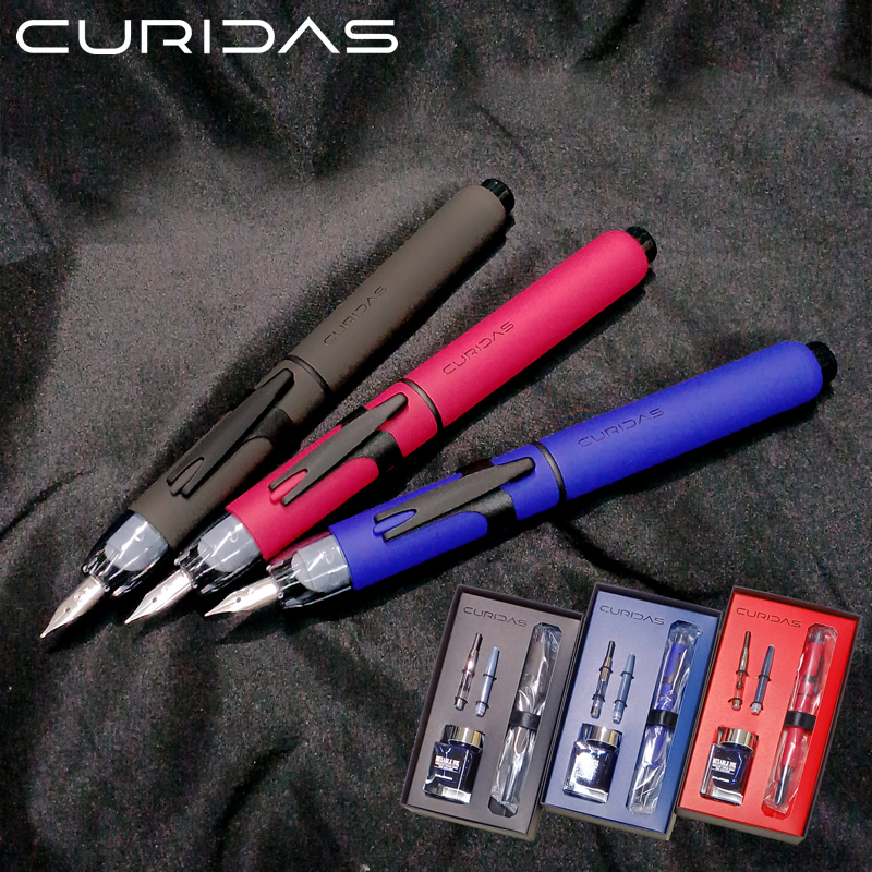 プラチナ万年筆 ノック式万年筆 CURIDAS｜キュリダス マット ブラック