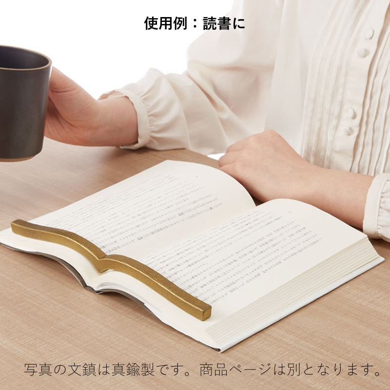 コクヨ 本に寄り添う文鎮 鉄製 ブラック/グレー PW-01 ブッククリップ