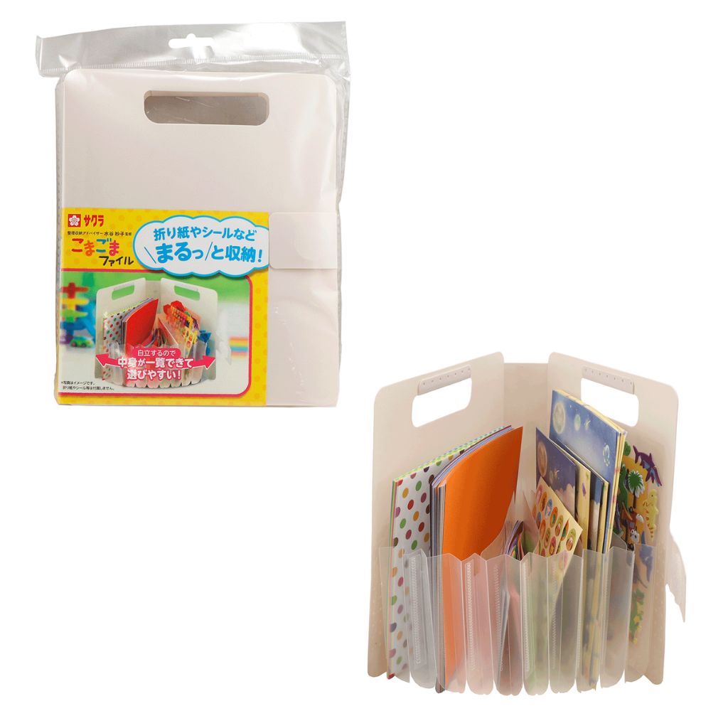 サクラクレパス こまごまファイル 自立型 軽量 コンパクト 書類収納 小物整理 便利グッズ 送料無料 関連画像5