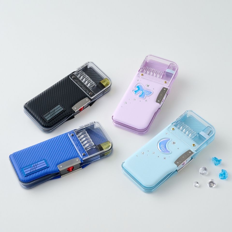 100円OFF/2026年] ソニック 筆箱 うかサポ ロック付 両面 クリア 入学