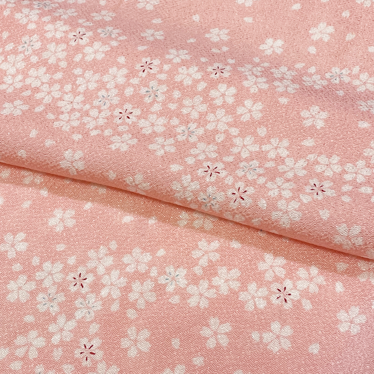 風呂敷 ちりめん No.56〜60 紫 黒 赤 赤紫 ピンク 桜 梅 麻の葉 二巾 