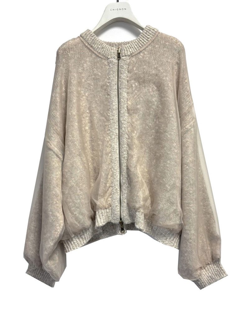 シニヨン CHIGNON♥新品未使用 ポイントファーニットPO シニヨン CHIGNON♥新品未使用 ポイントファーニットPOの通販 by