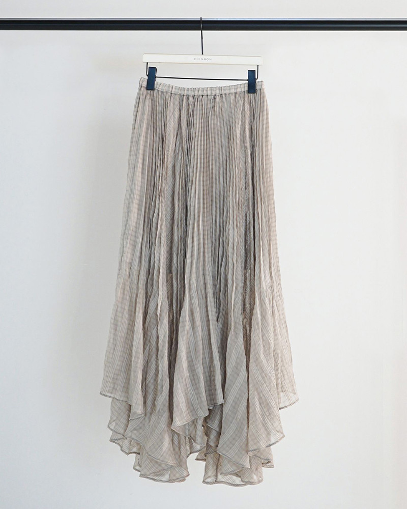 CHIGNON（シニヨン） 【SALE】GNON 2961-029mk シアーチェックプリーツ