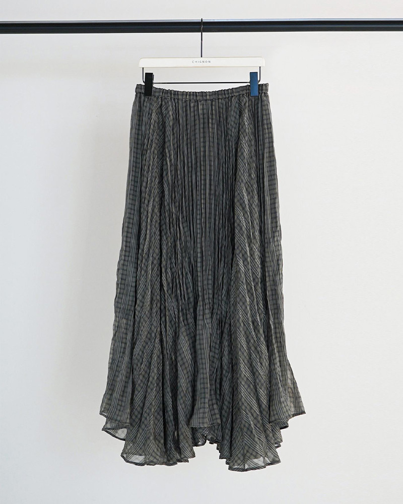 CHIGNON（シニヨン） 【SALE】GNON 2961-029mk シアーチェックプリーツ
