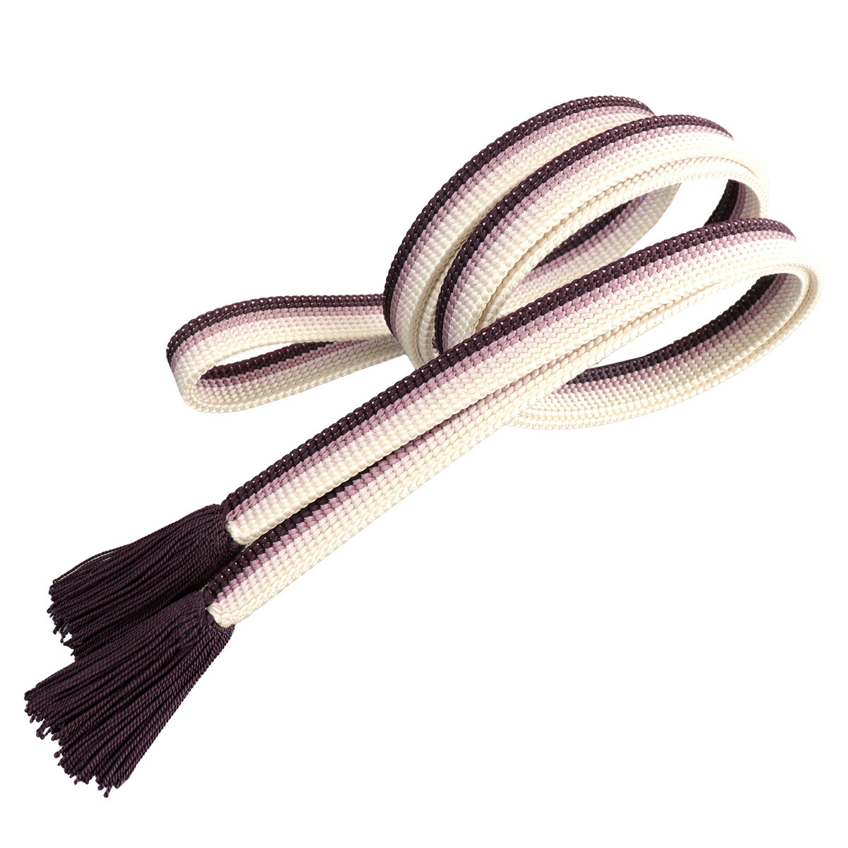 衿秀 公式 帯締 帯締め おびしめ 綾竹ぼかし より房 正絹 日本製 和装  