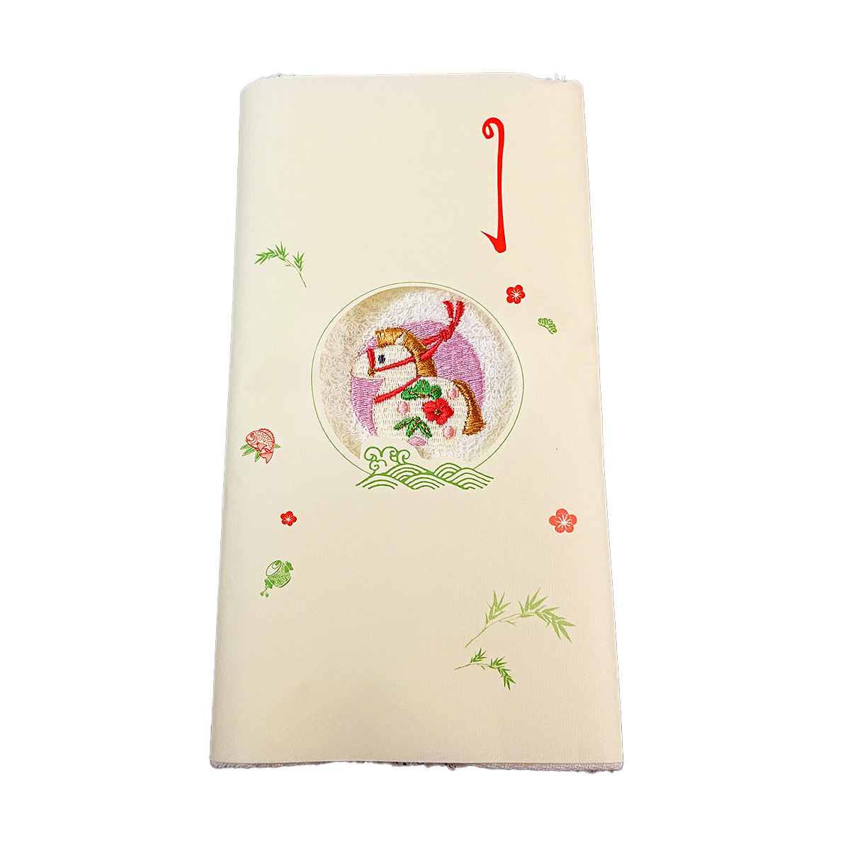 衿秀 公式 干支 タオル 午年 うま 2026年 令和8年 丙午 ひのえうま