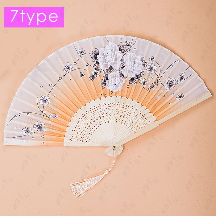 z156#扇子 レディース 当日発送 20type 花柄 竹製 折りたたみ せんす