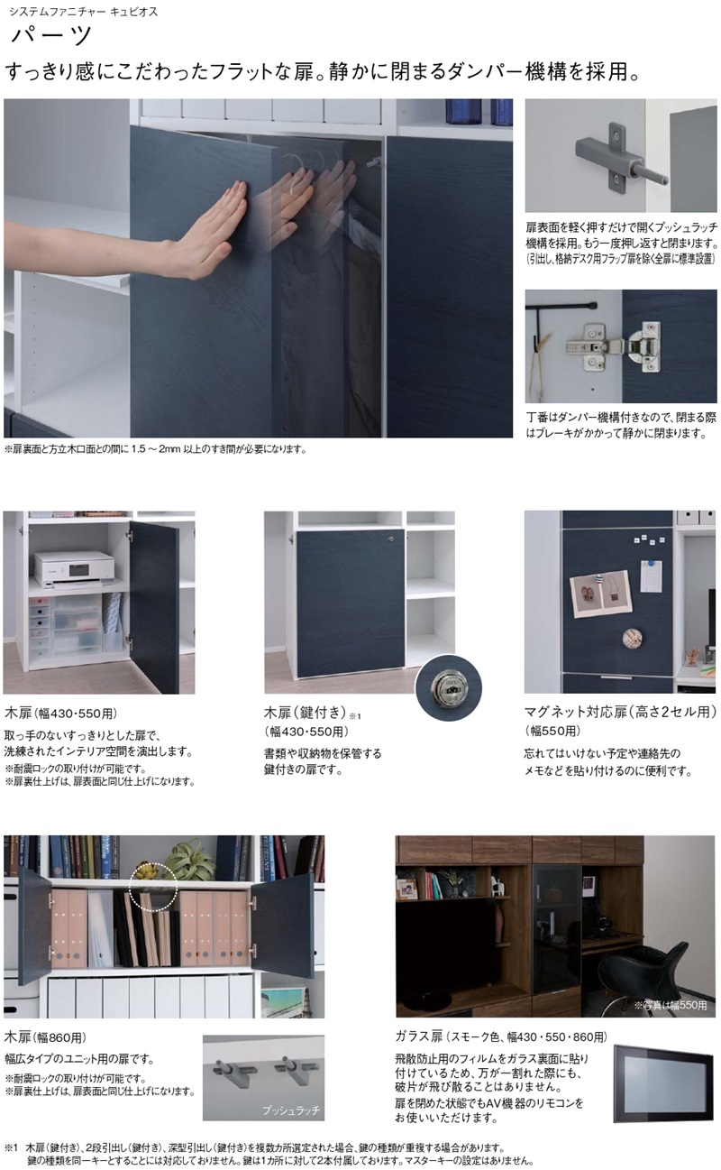 Panasonic パナソニックシステムファニチャー キュビオス セット