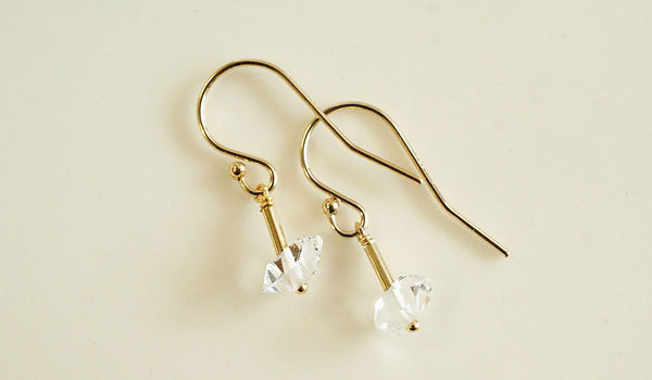 ピアス 天然石 おしゃれ ゴールドフィルド