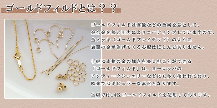 ゴールドフィルド ピアス チャーム